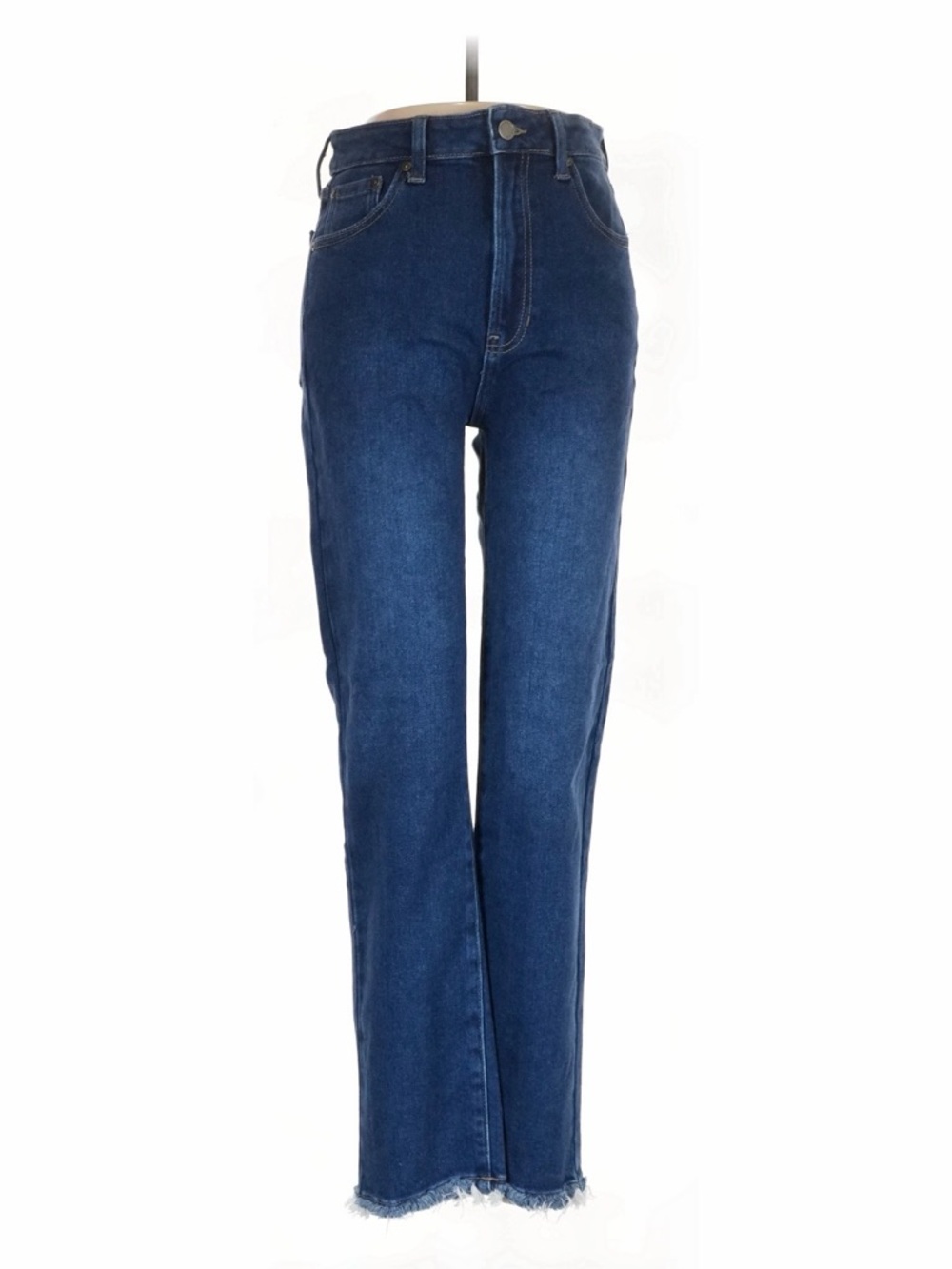 JBD NWT Classic High-Rise Straight Leg Women's Dark Blue Jeans, Size 28 Waist